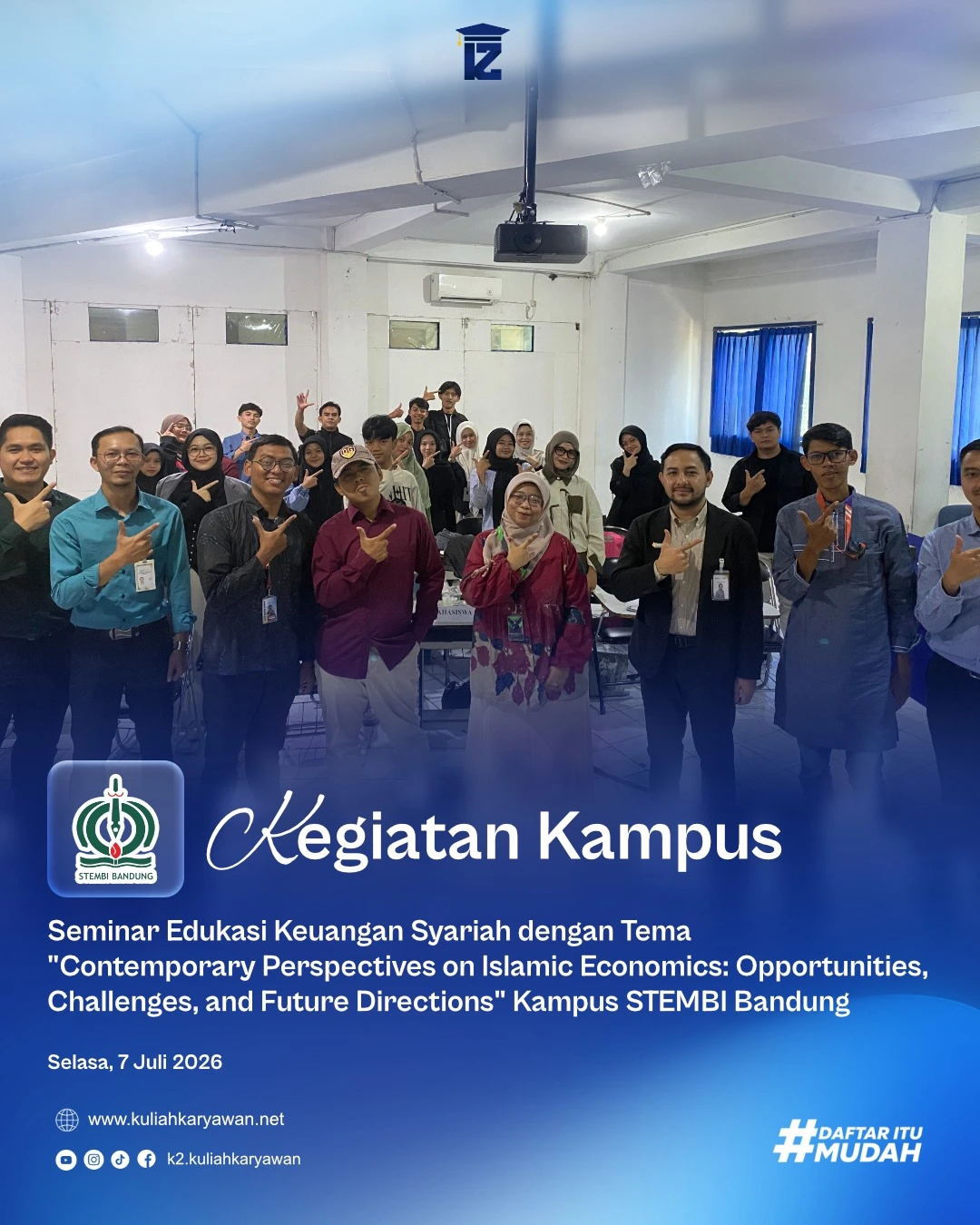 STEMBI Bandung Sukses Selenggarakan Seminar Edukasi Keuangan Syariah